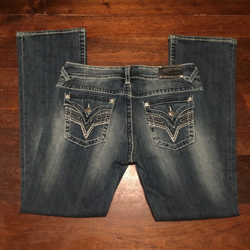 Vigoss New York Bootcut Jeans 30x33 Flap Pocket